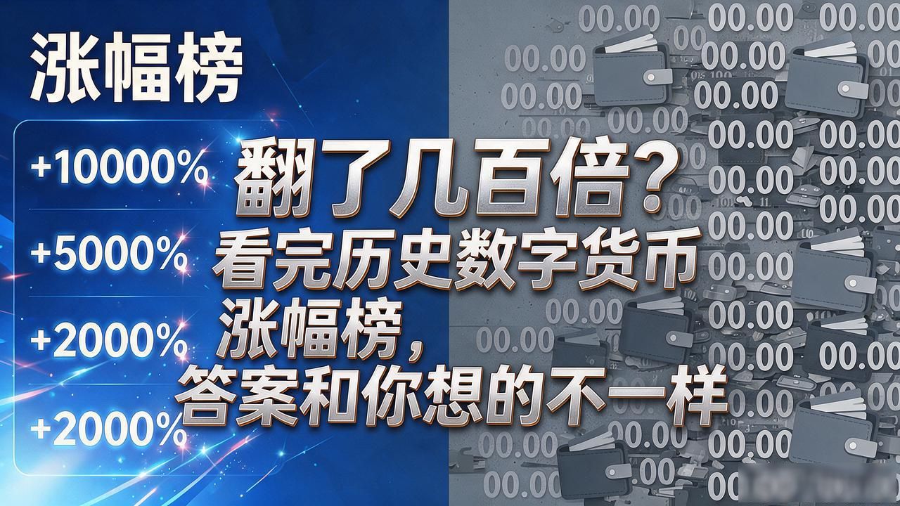 历史数字货币涨幅榜_数字货币百倍币幸存者偏差分析_小市值加密货币真实落地场景研究